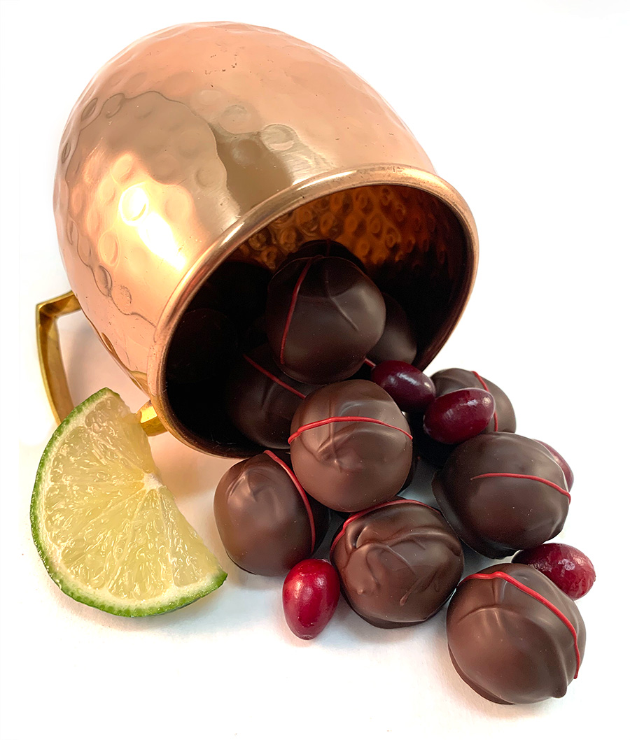 Cranberry Mule Truffles